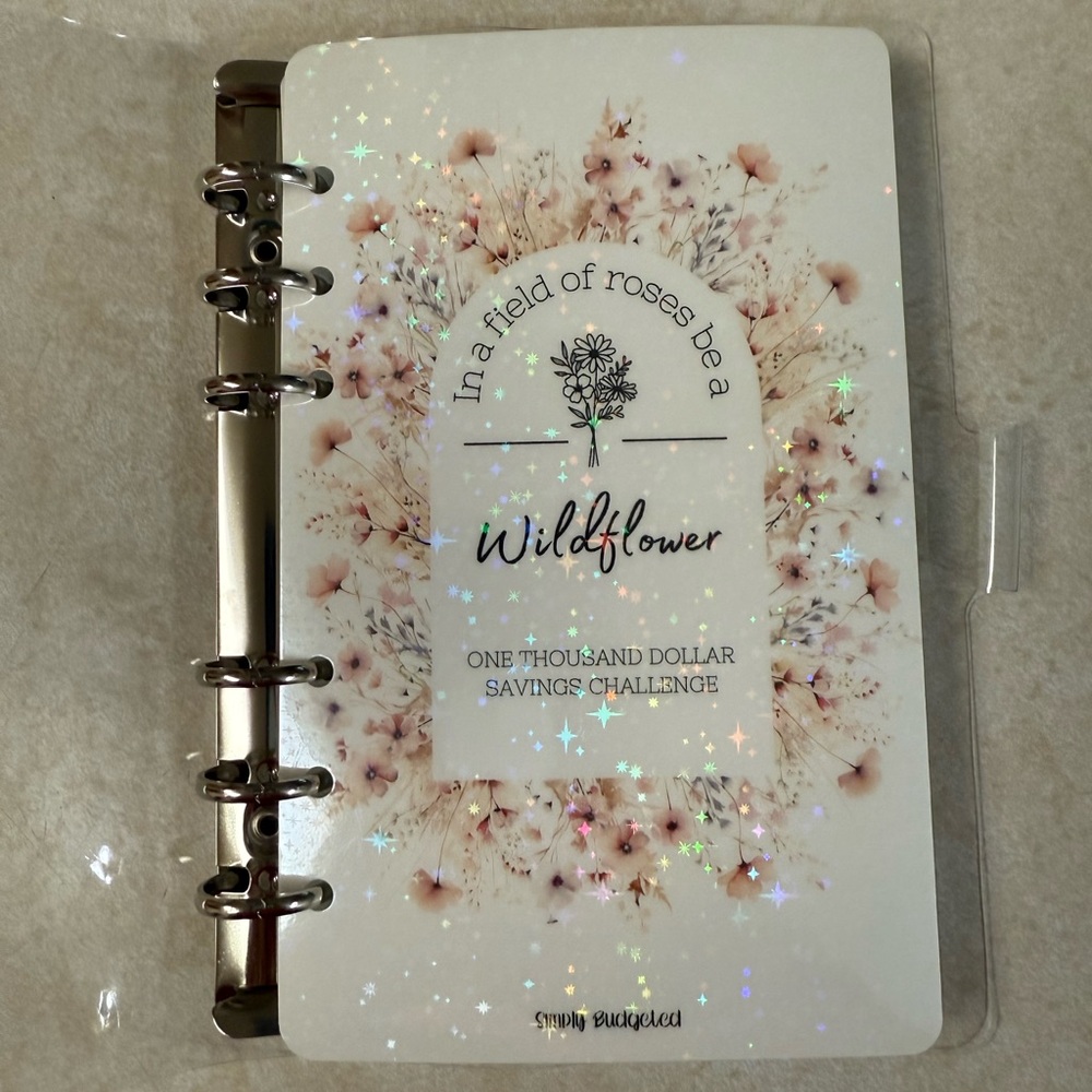 A6 Binder. 1K savings challenge